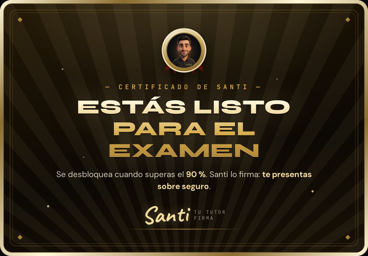 Certificado de Santi